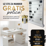 Sto za manikir Lux Led + POLICA GRATIS